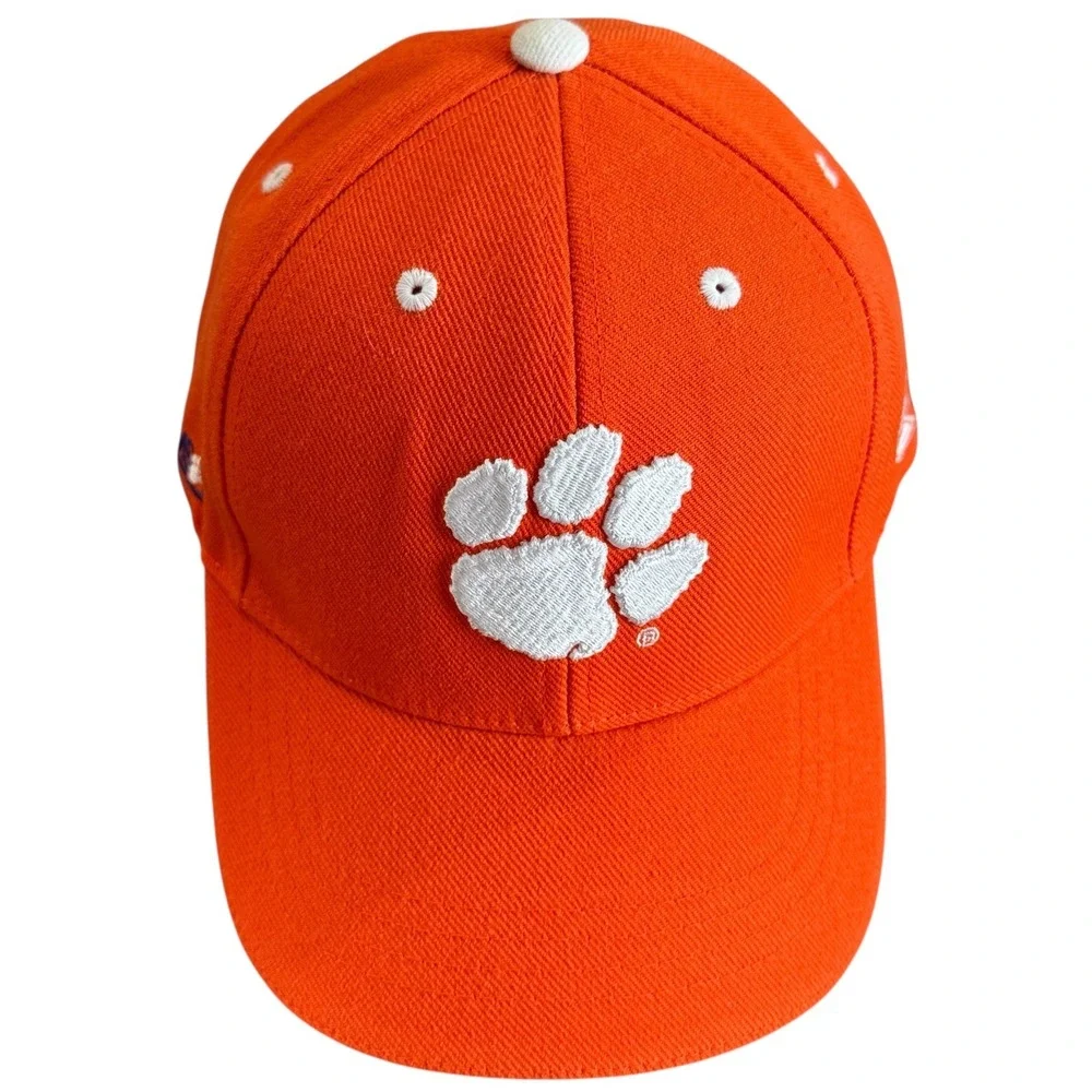 Colosseum Clemson Tigers‎ Hat Youth Orange Paw Logo Strapback Baseball Cap